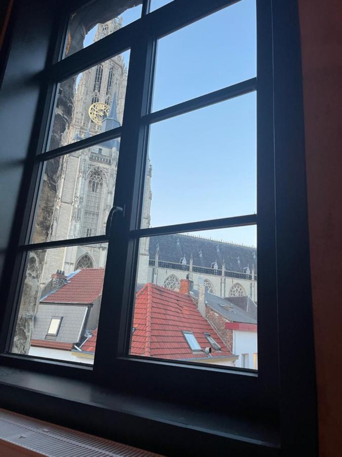 Rooftop Apartment With 60M Terrace Overlooking The Cathedral Antwerp Luaran gambar