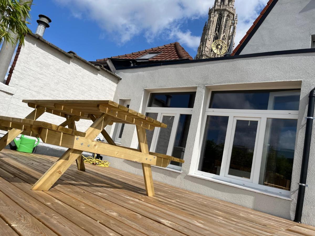 Rooftop Apartment With 60M Terrace Overlooking The Cathedral Antwerp Luaran gambar